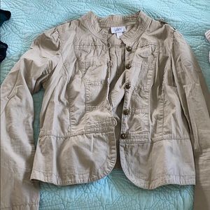 Ann Taylor loft light utility jacket
